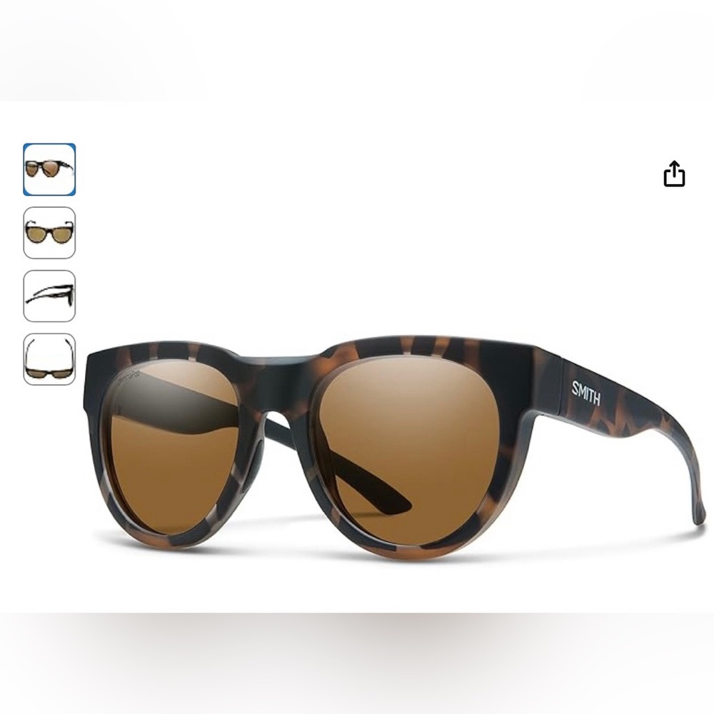 ISO Smith Crusader Matte Tortoise Polarized Brown Sunglasses